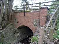 the old railway bridge over stream