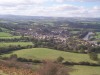 The town from Garth Hill